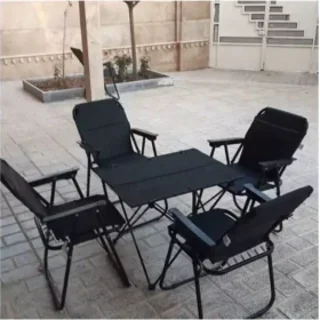 ست چهار نفره میز و صندلی مسافرتی پلاسبا با تحمل وزن بالا